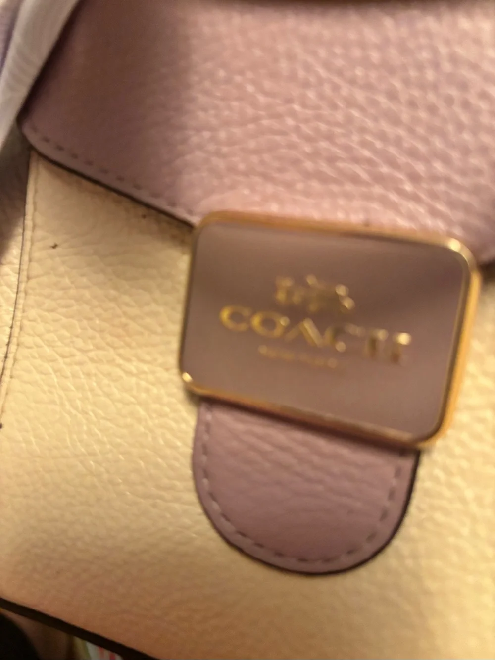 Coach crossbody cream